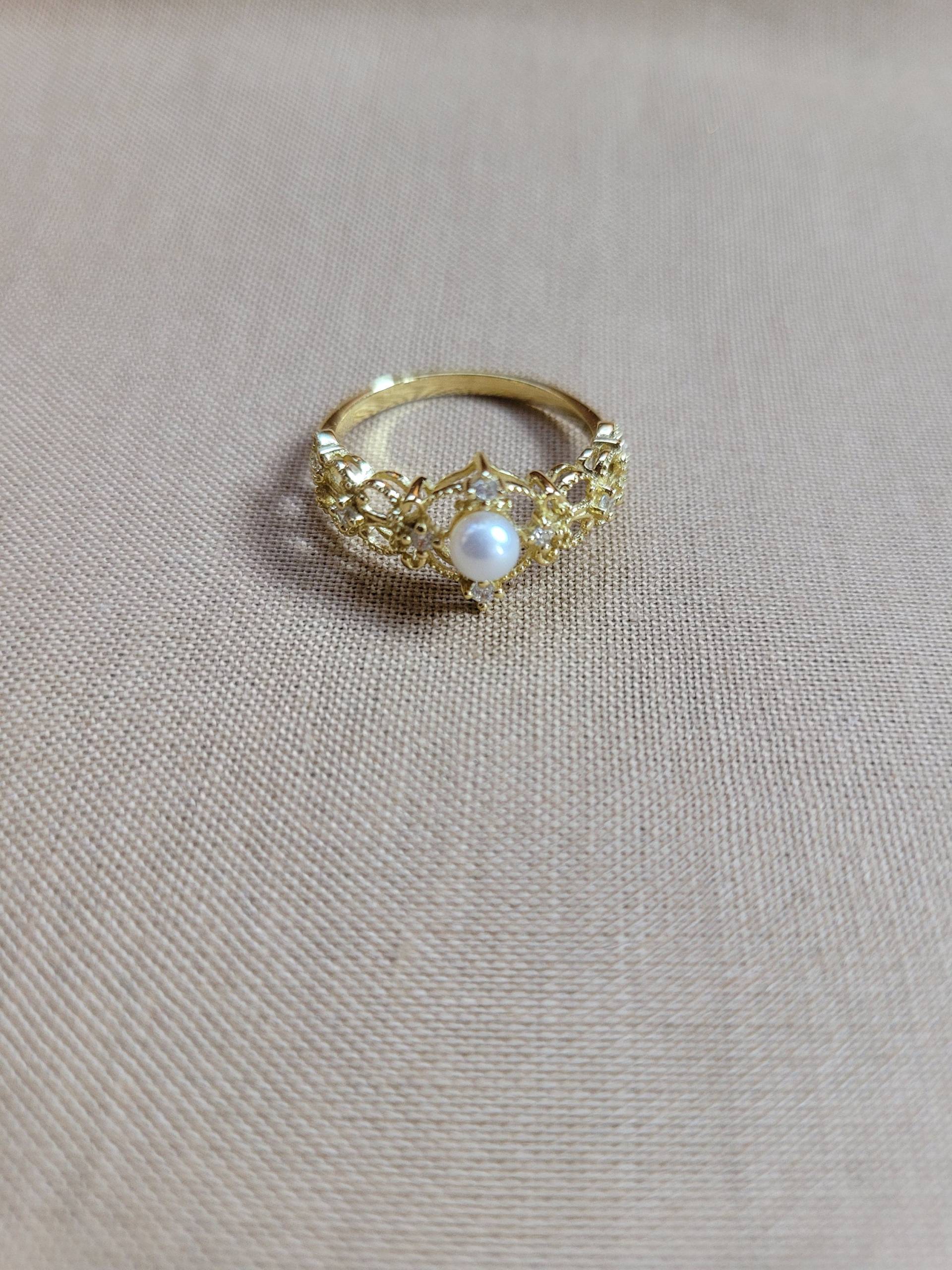 Akoya Perlen Ring von PAVIABoutique