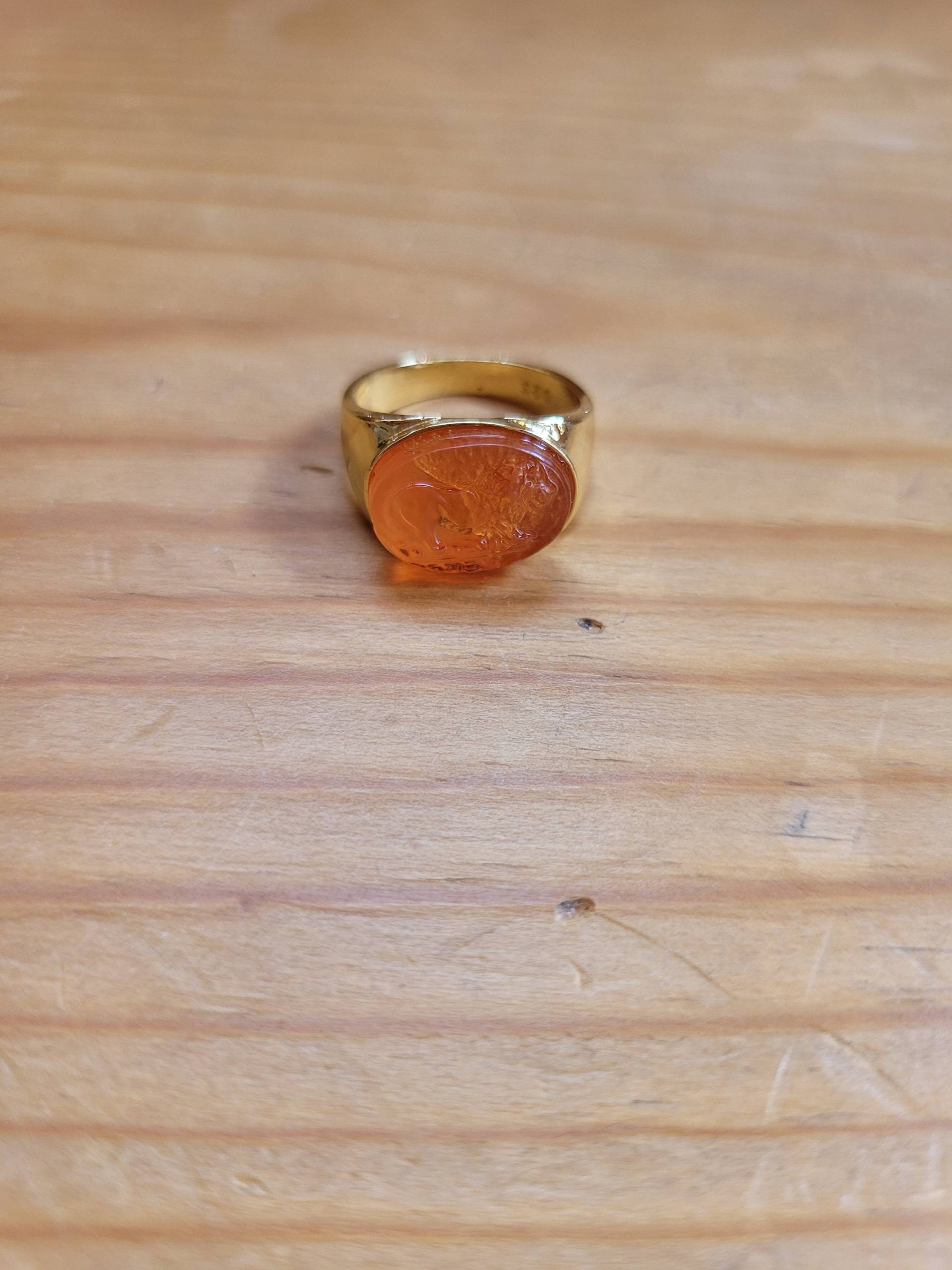 Löwe Intaglio Ring von PAVIABoutique