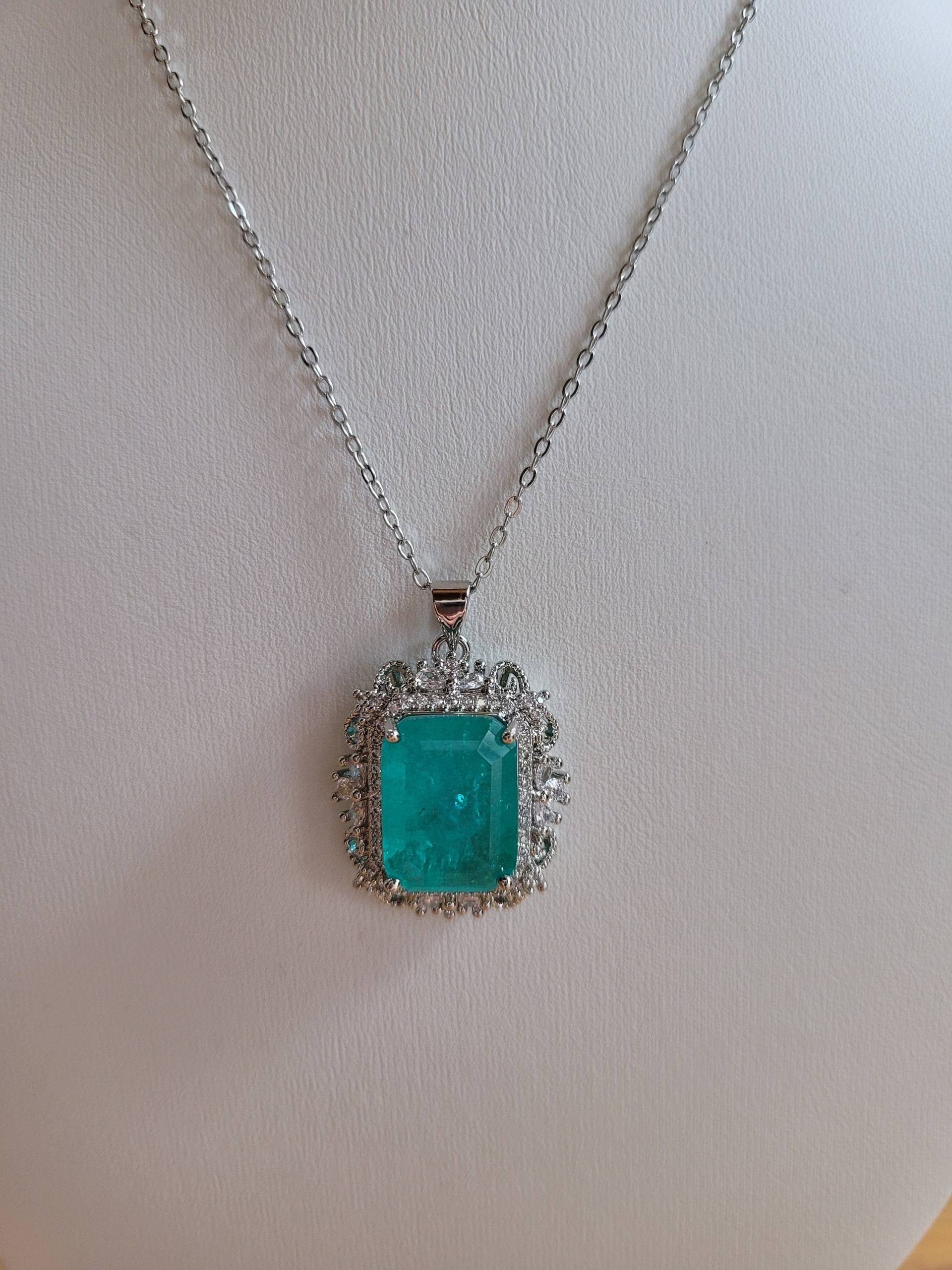 Paraiba Turmalin Halskette von PAVIABoutique