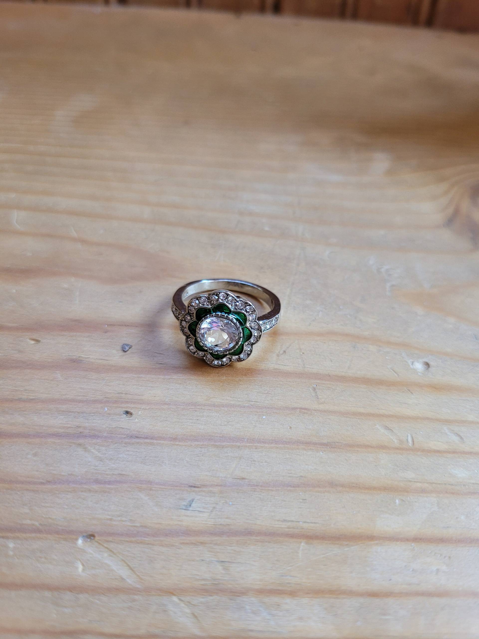 Smaragd Und Diamant Ring von PAVIABoutique