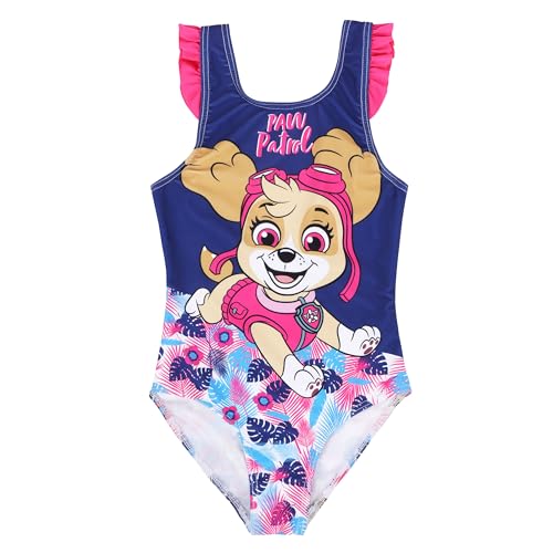 Badeanzug Badebikini Schwimmanzug Baden mit Skye Motiv Spaß & UV Schutz, Größe:104, Farbe:Lila von PAW PATROL