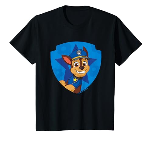 Kinder PAW Patrol Chase Big Chest Shield Emblem T-Shirt von PAW Patrol