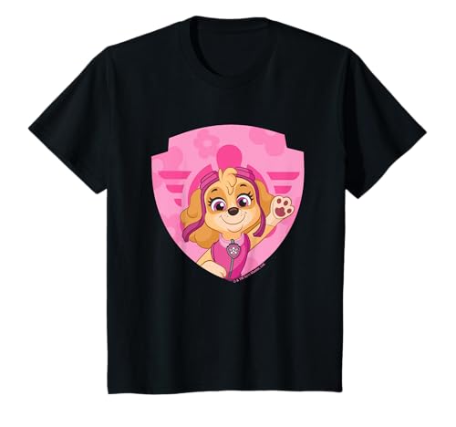 Kinder PAW Patrol Skye Big Chest Shield Emblem T-Shirt von PAW Patrol
