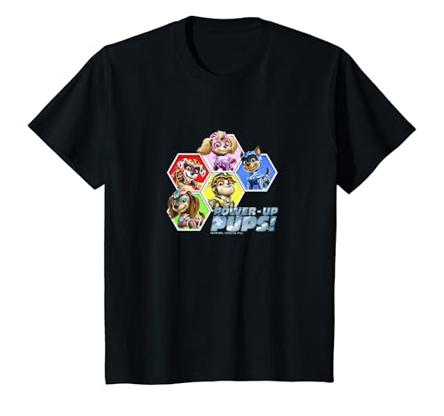 Kinder PAW Patrol: The Mighty Movie Power-Up Pups! Group Shot T-Shirt von PAW Patrol