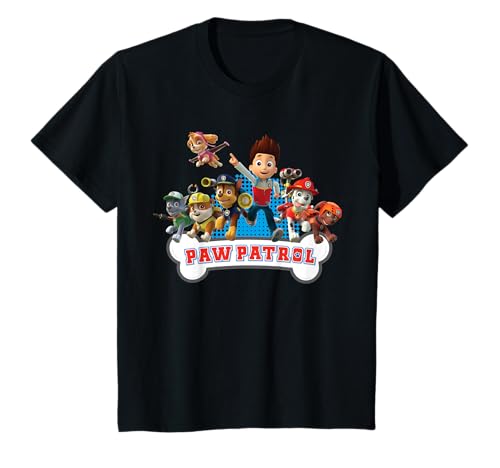 Kinder Paw Patrol Kids Favourite Group Pups Hero Adventure Squad T-Shirt von PAW PATROL
