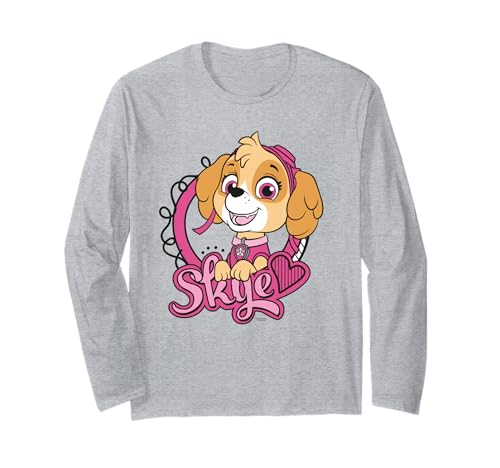 Motiv „Paw Patrol Skye Adventure“ im Retro-Stil mit Puppen-Pose und Girl-Power-Motiv Langarmshirt von PAW PATROL