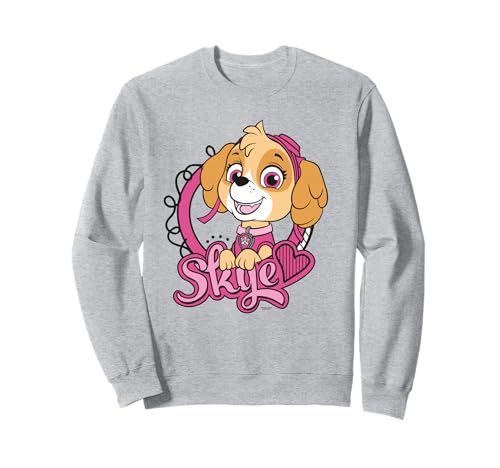 Motiv „Paw Patrol Skye Adventure“ im Retro-Stil mit Puppen-Pose und Girl-Power-Motiv Sweatshirt von PAW PATROL