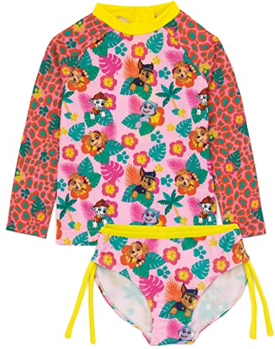 PAW PATROL Badeanzug Girls Kleinkinder 2 Stück T-Shirt Bikini Bottoms Schwimmset 3-4 Jahre von PAW PATROL