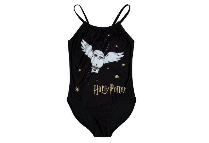 Harry Potter Badeanzug Harry Potter Badeanzug mit Hedwig Badebekleidung verstellbare Träger Hedwig Moitiv von Harry Potter