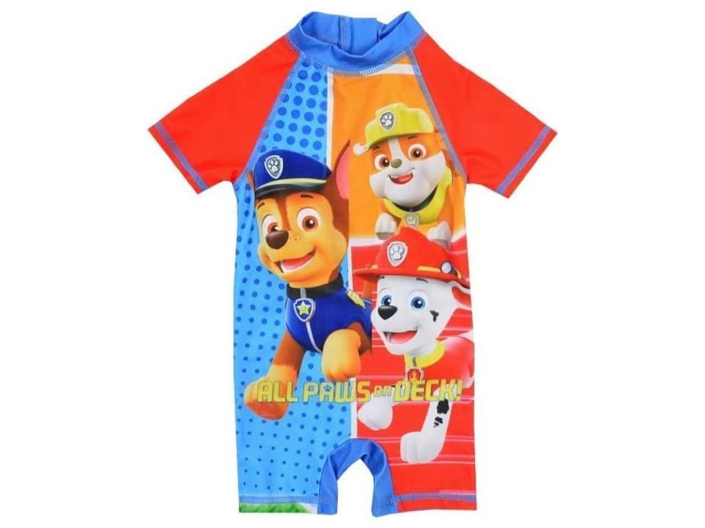 PAW PATROL Badeanzug mit UV Schutz 50+ für Jungen und Mädchen von PAW PATROL