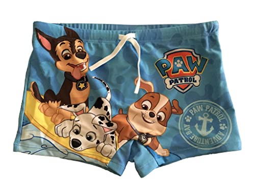 PAW PATROL Badehose mit elastischem Bund und Kordelzug blau (as3, Numeric, Numeric_104, Regular) von PAW PATROL