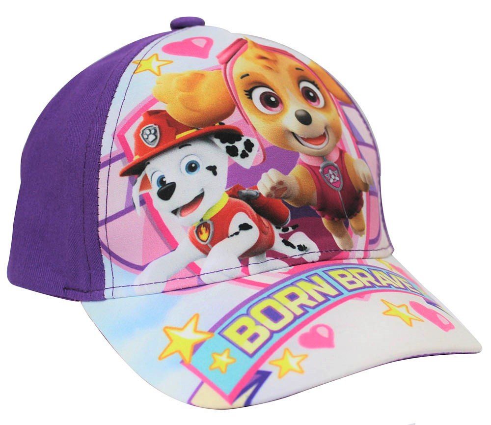 PAW PATROL Baseball Cap Paw Patrol Kappe Born Brave Skye & Marshall Lila 5 von PAW PATROL