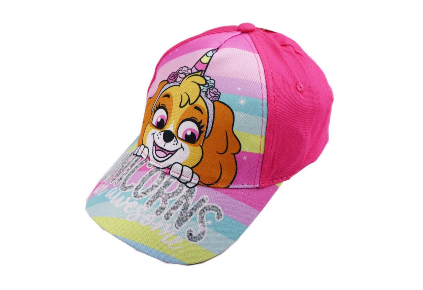 PAW PATROL Baseball Cap Paw Patrol Skye Einhorn Kinder Mädchen Basecap Gr. 52 bis 54 von PAW PATROL