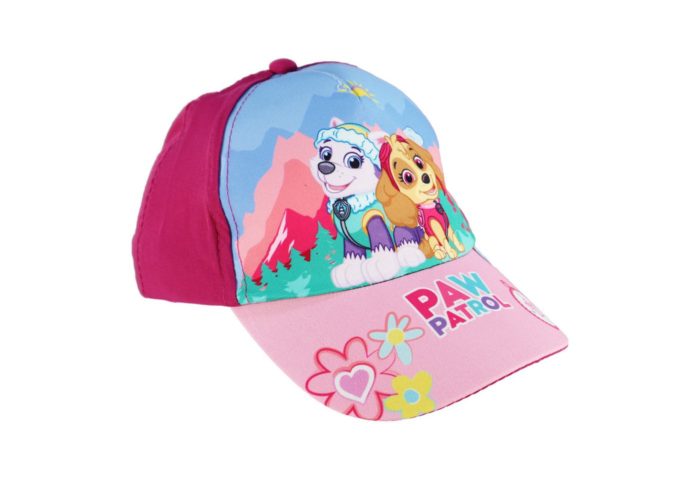 PAW PATROL Baseball Cap Paw Patrol Skye Everest Mädchen Kinder Basecap Baseball Kappe 51-53 von PAW PATROL