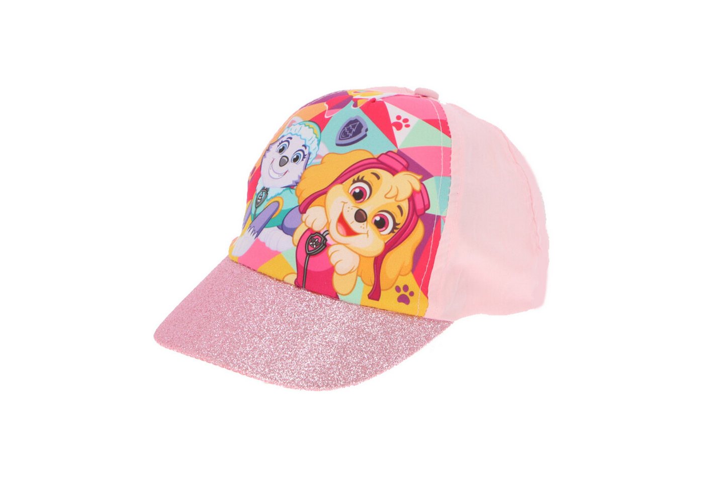 PAW PATROL Baseball Cap Paw Patrol Skye Everest Mädchen Kinder Basecap Glitzer Kappe Gr. 51 bis 53 von PAW PATROL