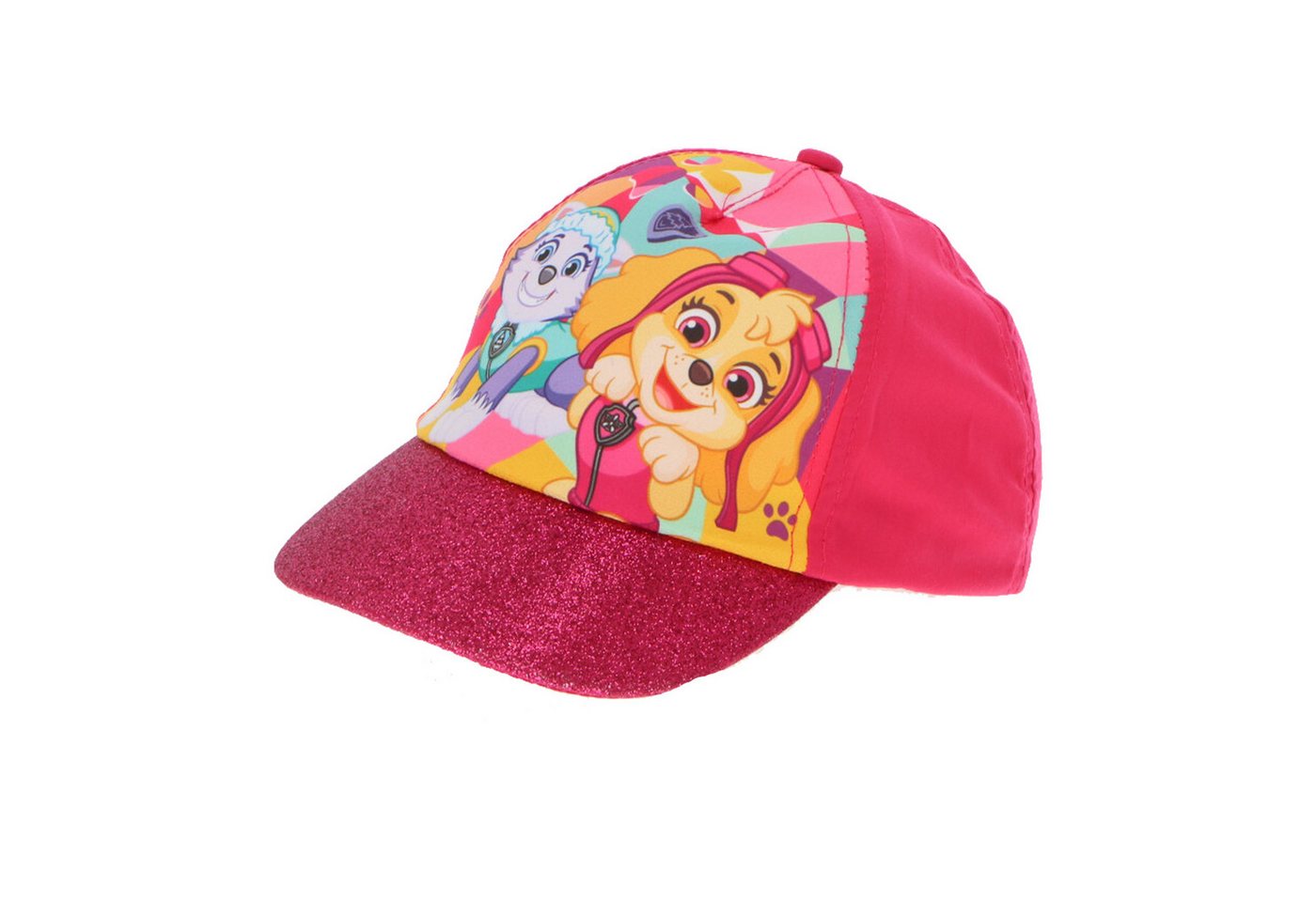 PAW PATROL Baseball Cap Paw Patrol Skye Everest Mädchen Kinder Basecap Glitzer Kappe Gr. 51 bis 53 von PAW PATROL