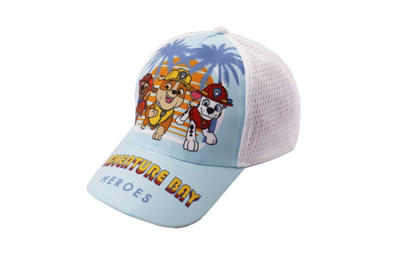 PAW PATROL Baseball Cap Paw Patrol Zuma Rubble Marshall Kinder Jungen Basecap Gr. 52 bis 54 von PAW PATROL