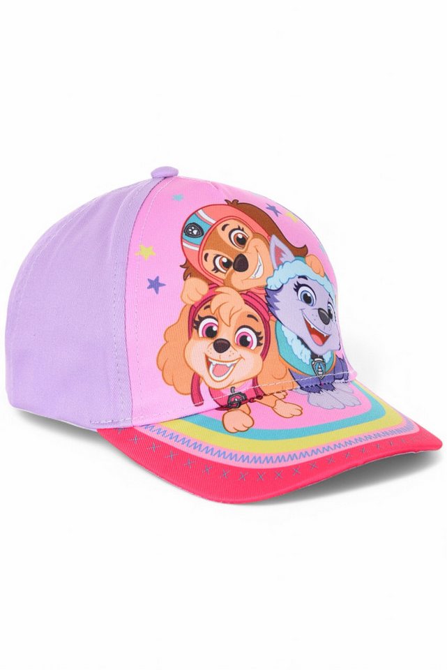 PAW PATROL Baseball Cap Skye, Everest & Liberty Mädchen Sommerkappe Größe 52-54 cm von PAW PATROL