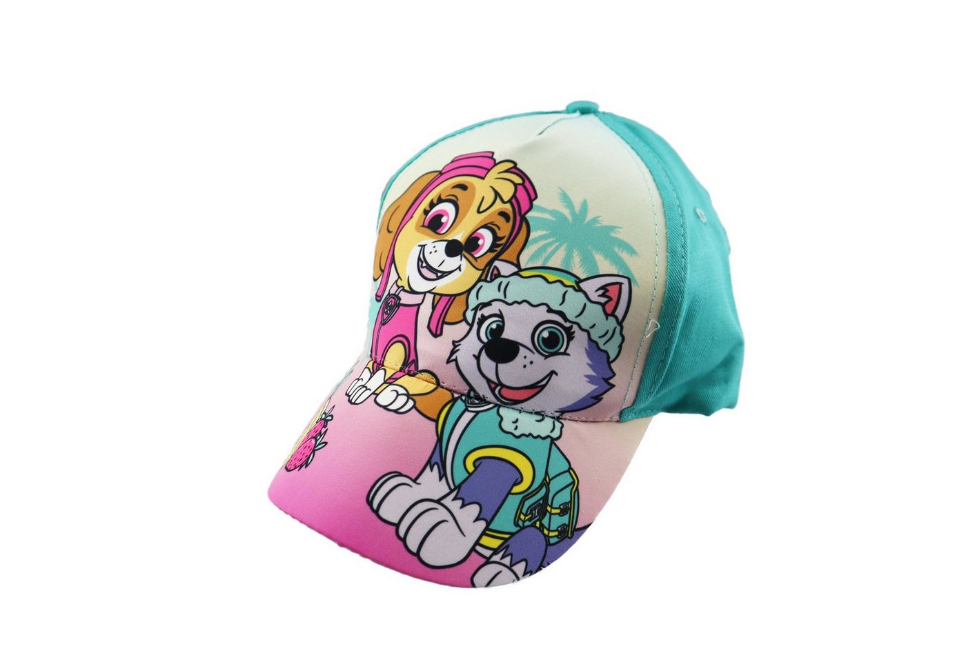 PAW PATROL Baseball Cap Skye und Everest Kinder Basecap Gr. 52 bis 54, Hellblau oder Rosa von PAW PATROL