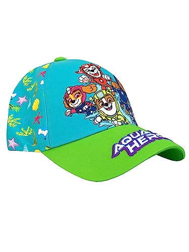 PAW PATROL Cap | Aqua Pups Kinder Kappe | Verstellbare Unisex Kindermütze | Sommerhut für Jungen und Mädchen | Blau Einheitsgröße von PAW PATROL