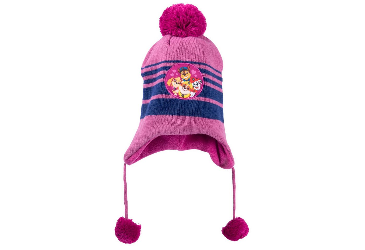 PAW PATROL Bommelmütze Mädchen Wintermütze One Size weiche Mütze für Alltag und Freizeit von PAW PATROL
