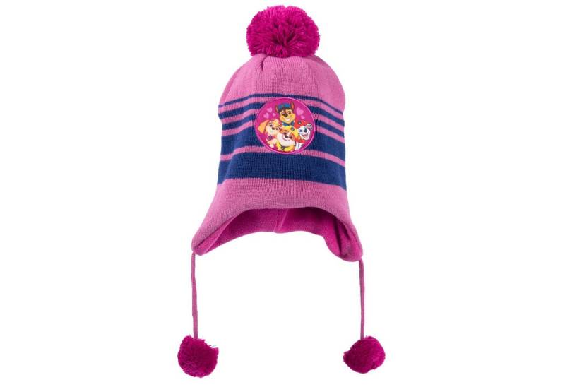 PAW PATROL Bommelmütze Mädchen Wintermütze One Size weiche Mütze für Alltag und Freizeit von PAW PATROL