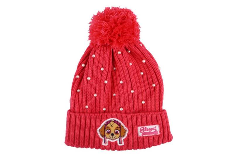PAW PATROL Bommelmütze Paw Patrol Skye Kinder Winter Bommel Mütze mit Perlen Gr. 52 bis 54 von PAW PATROL
