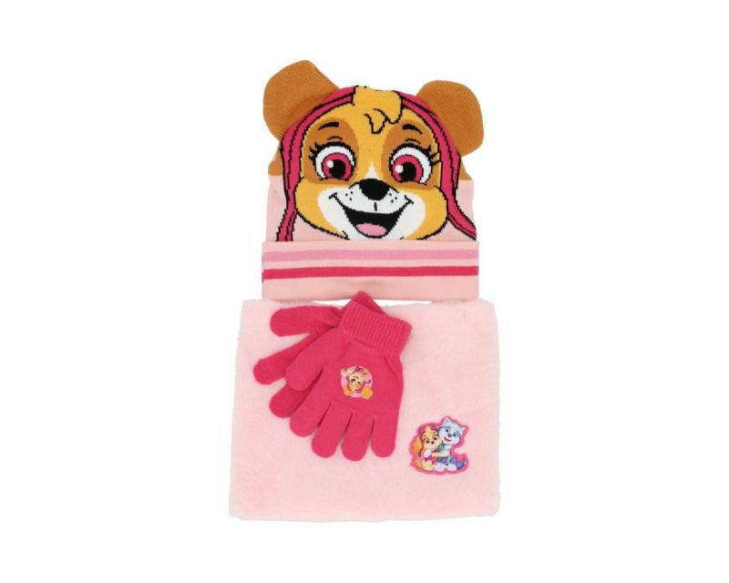 PAW PATROL Bommelmütze Paw Patrol Winter-Set Mütze Schal Handschuhe Kinder Set PAW PATROL Bommelmütze Paw Patrol Winter-Set Mütze Schal Handschuhe Kinder Set von PAW PATROL