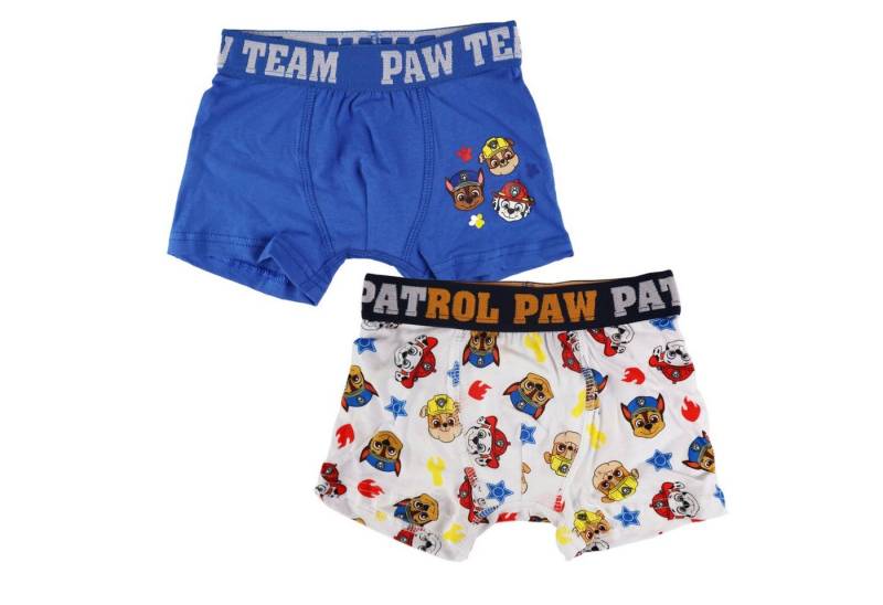 PAW PATROL Boxershorts Paw Patrol Jungen Kinder Shorts im 2-er Pack Gr. 98 bis 128 von PAW PATROL