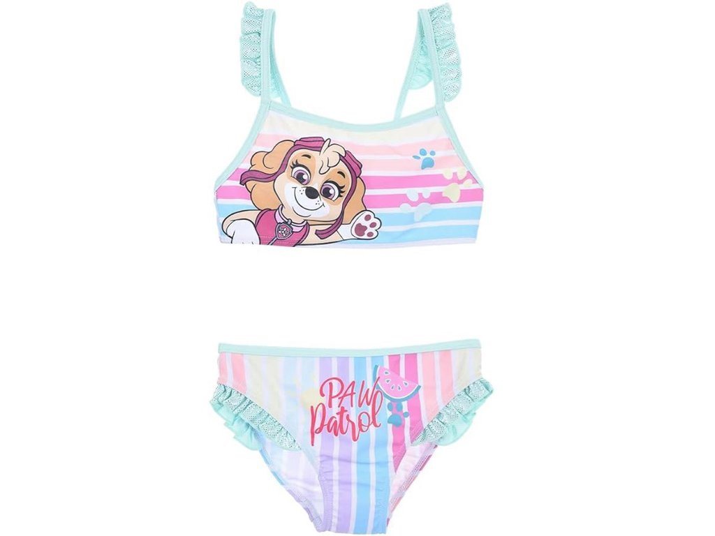 PAW PATROL Bustier-Bikini Skye gestreift von PAW PATROL