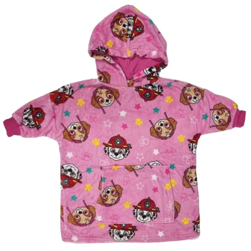 PAW PATROL Decke Hoodie Kinder Fleece Übergröße Kapuzenpullover Mädchen - 2-3 Jahre: 98cm von PAW PATROL