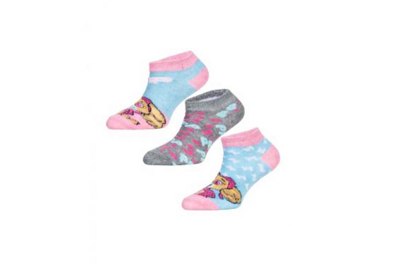 PAW PATROL Feinsöckchen Paw Patrol Socken Set – 3 Paar Sneaker Strümpfe für Mädchen von PAW PATROL