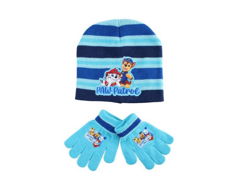 PAW PATROL Fleecehandschuhe Paw Patrol Ready Kinder Mütze & Handschuh Set Winter von PAW PATROL
