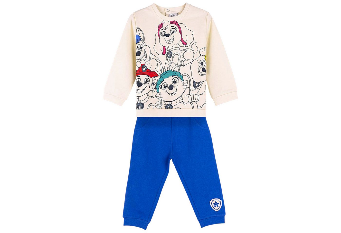 PAW PATROL Freizeitanzug PAW TEAM (2-tlg), Kinder Outfit Sweatshirt & Hose von PAW PATROL