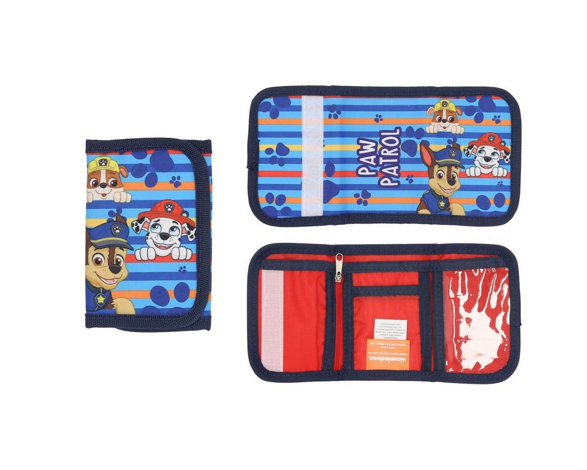 PAW PATROL Geldbörse / Portemonnaie für Jungen & Mädchen mit Chase & Co. (1-tlg), mit Klettverschluss von PAW PATROL