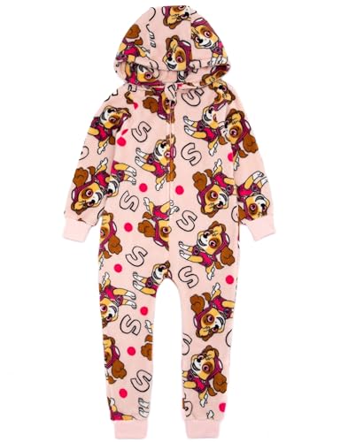 PAW PATROL Girls Onesie Kinder rosa Skye Rettung Welpe alle in einem PJs von PAW PATROL