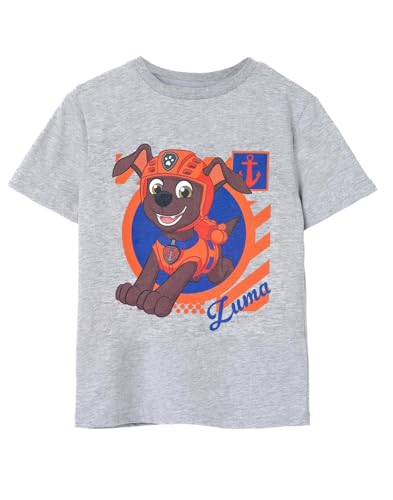 PAW PATROL Graues T-Shirt für Jungen | Zuma Aquatic Design | Authentisch Merchandise | Bequemes & stylisches T-Shirt für Wasserretter von PAW PATROL