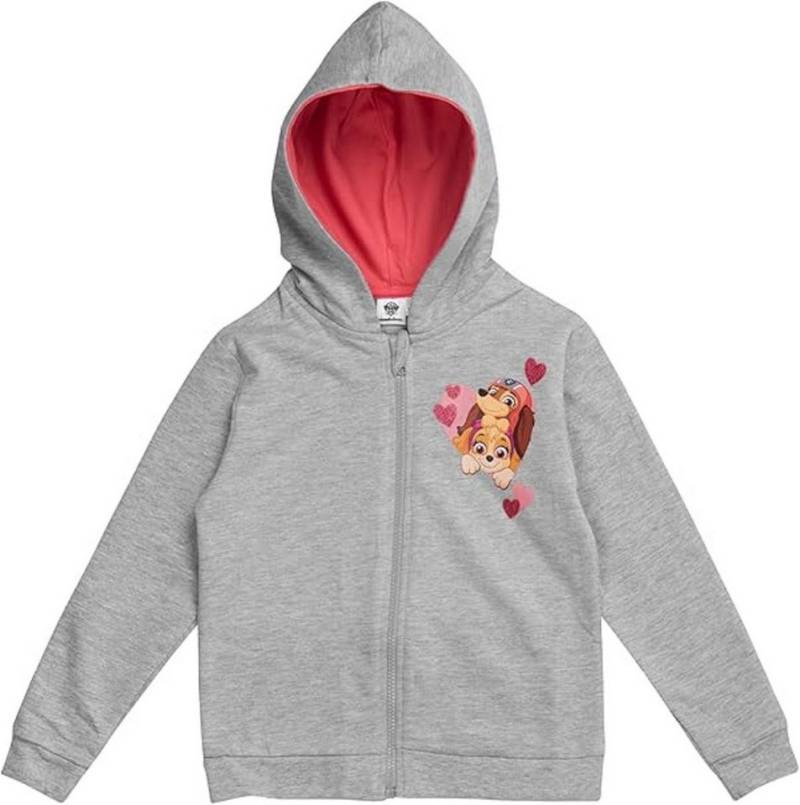PAW PATROL Hoodie Sweatjacke für Mädchen – Kapuzenpullover mit Reißverschluss für Kinder von PAW PATROL