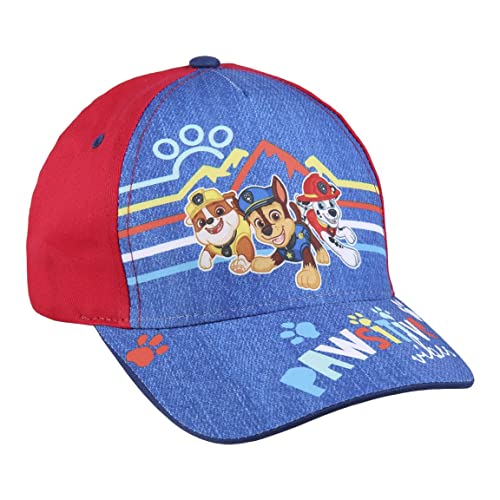 PAW PATROL Hut für Jungen, Verstellbare Kappe, Atmungsaktives, Leichtes, Klassisches Design, Sommerhut, Geschenk für Jungen und Kinder, Rot von PAW PATROL
