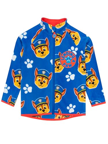 PAW PATROL Jacke Vlies | Vlies Kinder Mantel | Chase Sweatjacke Jungen | 92 Bleu von PAW PATROL