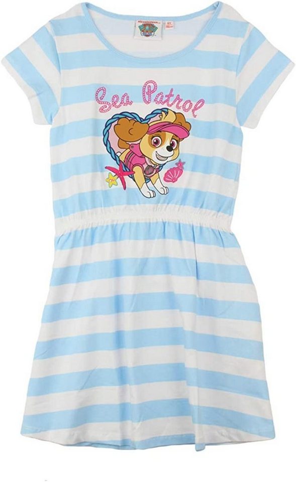 PAW PATROL Jerseykleid Paw Patrol Kleid Mädchenkleid Sommerkleid 3 4 5 6 8 Jahre von PAW PATROL