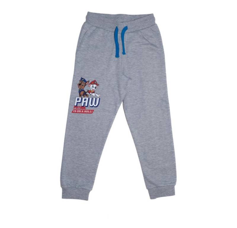 PAW PATROL Jogginghose PAW Patrol Jogginghose mit Schriftzug "on a Roll!", grau von PAW PATROL