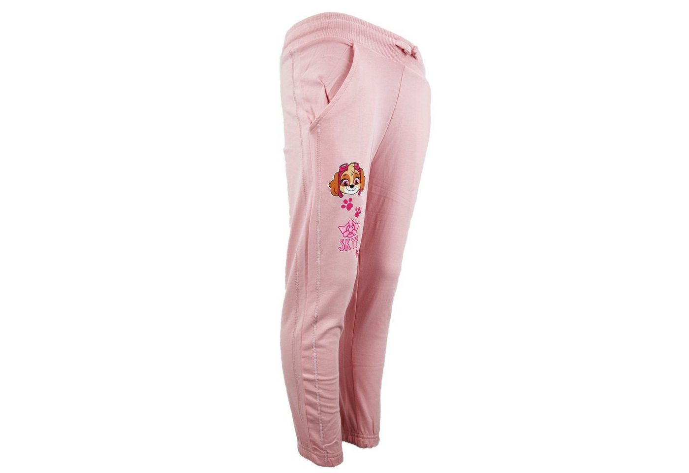 PAW PATROL Jogginghose Paw Patrol Skye Mädchen Kinder Hose Sporthose Gr. 98 bis 128, Baumwolle, Grau oder Rosa von PAW PATROL