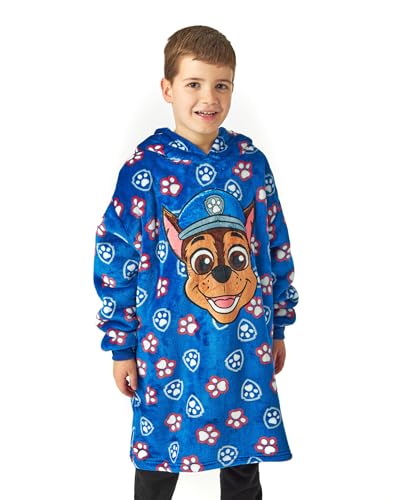 PAW PATROL Jungen Blaue Deckenkapuzenjacke | Begeben Sie Sich mit Dieser gemütlichen Jacke Abenteuer | Ideal zum Spielen, Entspannen und bequemen Tagen | Mit Kapuze für extra Wärme. von PAW PATROL