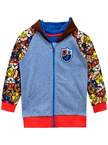 Paw Patrol Jungen Chase Kapuzenpullover Mehrfarbig 110 von PAW PATROL