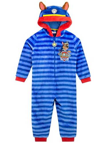 PAW PATROL Onesie Jungen | Chase Jungen Onesie | Schlafanzüge Für Jungen | Blau 122 von PAW PATROL