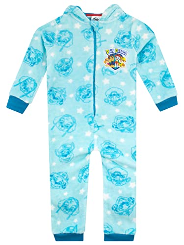 PAW PATROL Jungen Fleece-Strampler Blau 122 von PAW PATROL