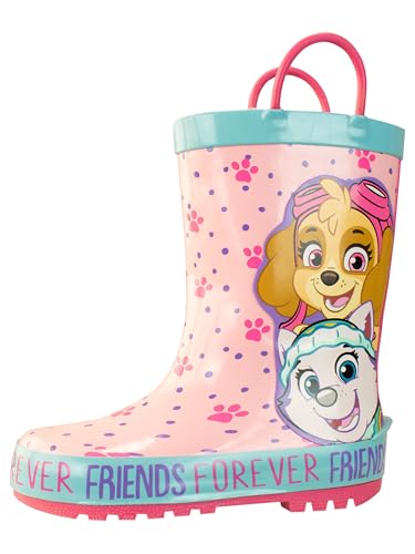 PAW PATROL Jungen Gummistiefel Skye und Everest Rose EU 30 (Größe UK 12) von PAW PATROL