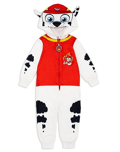 PAW PATROL Jungen Marshall Charakter Kostüm Onesie | Starte actiongeladene Abenteuer | Perfekt zum Spielen, Entdecken und gemütlichen Nächten | Hergestellt für ultimativen Komfort und Spaß von PAW PATROL