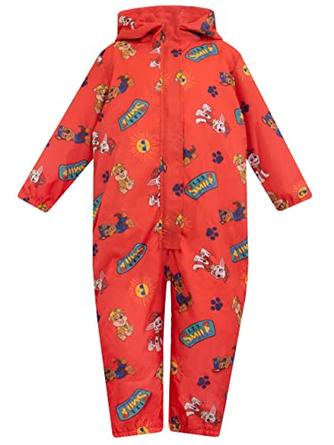 PAW PATROL Jungen Pfützenanzug Rot 104 von PAW PATROL